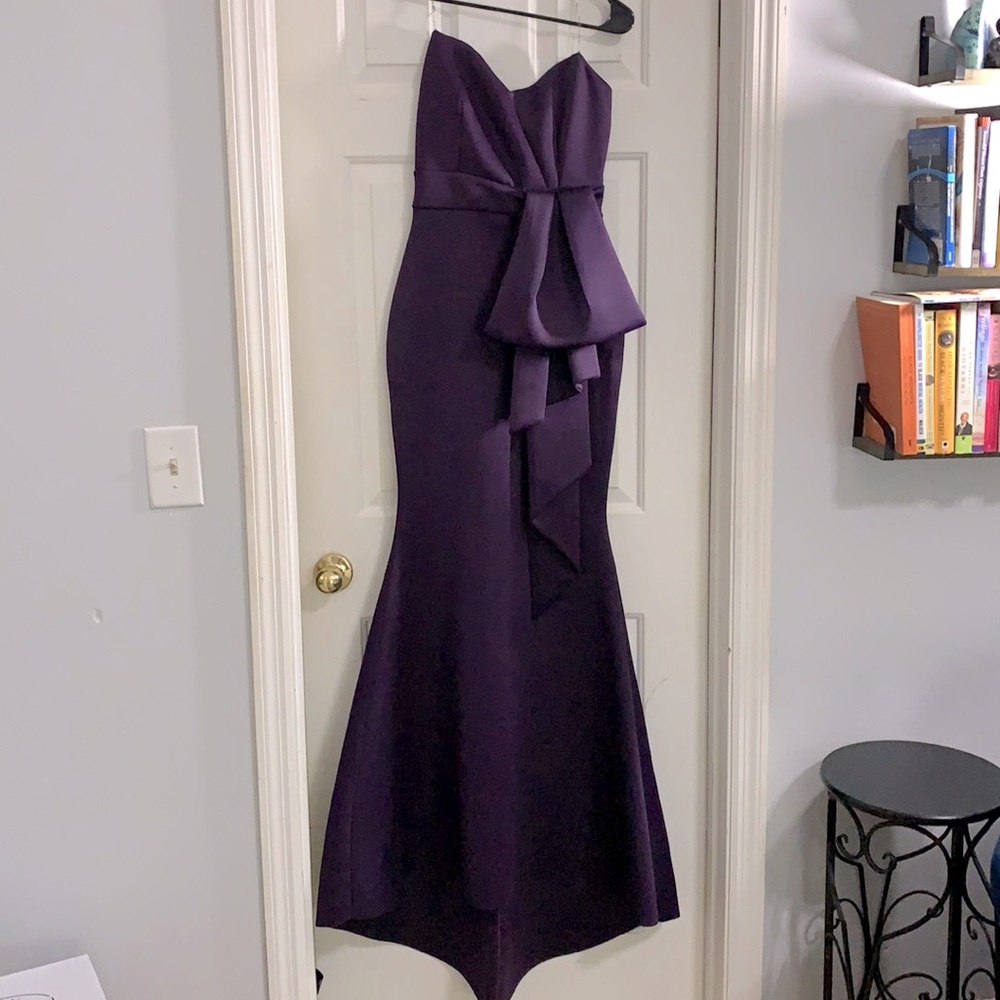 Purple formal dress